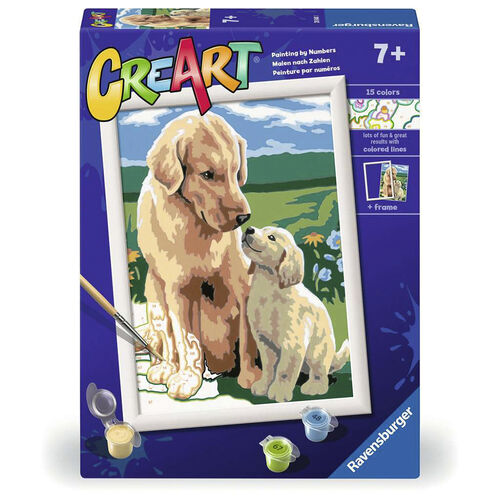 RAVENSBURGER CREART KIT PINTURA GOLDEN RETRIEVER EN EL PRADO