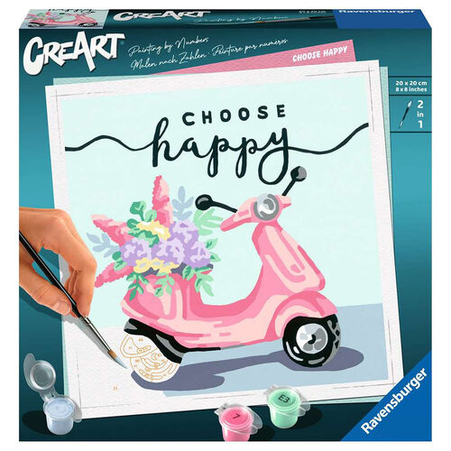 RAVENSBURGER CREART KIT PINTURA CHOOSE HAPPY