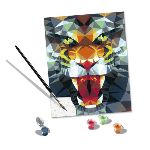 RAVENSBURGER CREART KIT PINTURA TIGRE DE POLGONOS