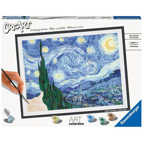 RAVENSBURGER CREART KIT PINTURA LA NOCHE ESTRELLADA DE VAN GOGH