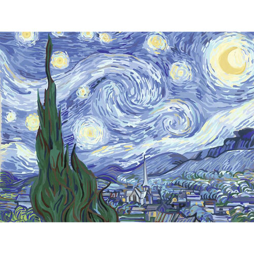 RAVENSBURGER CREART KIT PINTURA LA NOCHE ESTRELLADA DE VAN GOGH