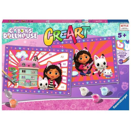 RAVENSBURGER CREART KIT PINTURA LA CASA DE MUECAS DE GABBY