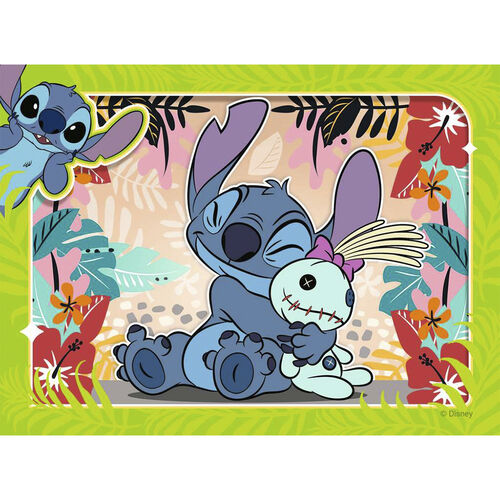 RAVENSBURGER 4 PUZLES PROGRESIVOS DE DISNEY STITCH 12/16/20/24 PIEZAS