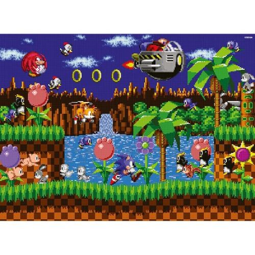 RAVENSBURGER PUZLE SONIC THE HEDGEHOG PANORAMA 500 PIEZAS