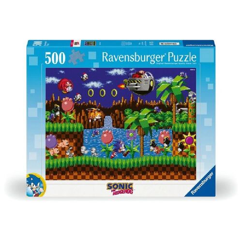 RAVENSBURGER PUZLE SONIC THE HEDGEHOG PANORAMA 500 PIEZAS