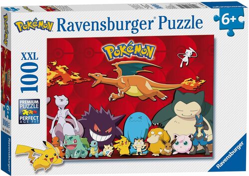 RAVENSBURGER PUZLE MI POKEMON FAVORITO 100 PIEZAS XXL