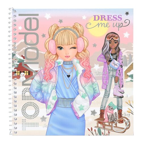 TOP MODEL - CUADERNO DE PEGATINAS DRESS ME UP WINTER WONDER