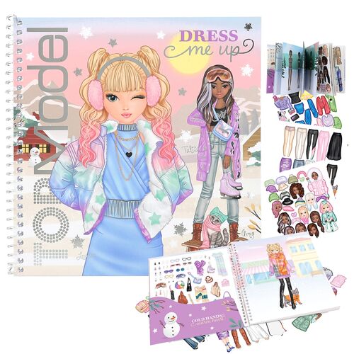 TOP MODEL - CUADERNO DE PEGATINAS DRESS ME UP WINTER WONDER