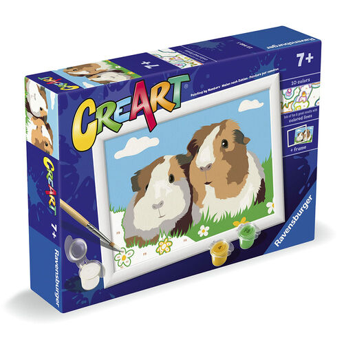 RAVENSBURGER CREART KIT PINTURA COBAYAS