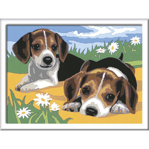 RAVENSBURGER CREART KIT PINTURA CACHORROS DE JACK RUSSELL