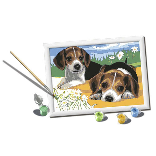 RAVENSBURGER CREART KIT PINTURA CACHORROS DE JACK RUSSELL