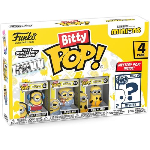 FUNKO BITTY POP! MINIONS - ROLLER SKATING STUART, PAJAMA BOB, KUNG FU KEVIN Y ?