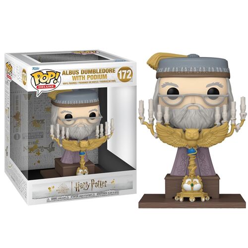 FUNKO POP!: HARRY POTTER PRISIONERO DE AZKABAN - ALBUS DUMBLEDORE CON PODIUM