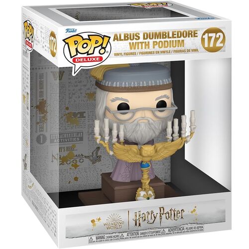 FUNKO POP!: HARRY POTTER PRISIONERO DE AZKABAN - ALBUS DUMBLEDORE CON PODIUM