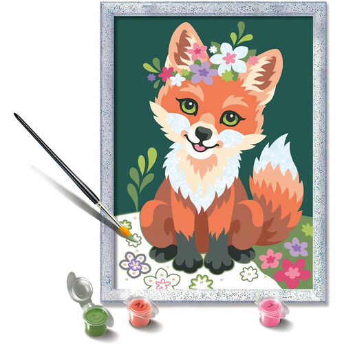 RAVENSBURGER CREART KIT PINTURA ZORRO CON FLORES