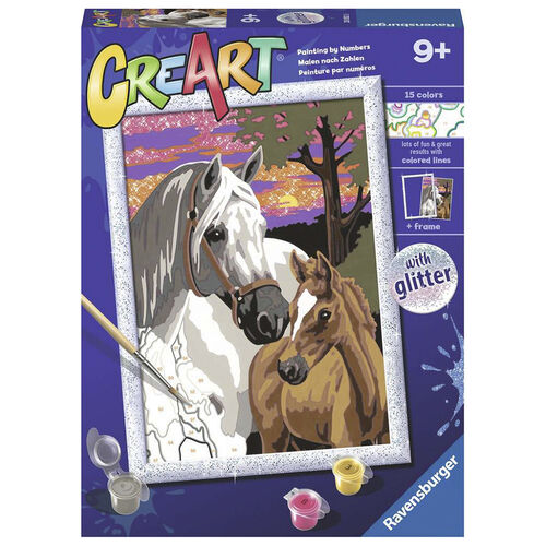 RAVENSBURGER CREART - KIT PINTURA CABALLOS AL ATARDECER