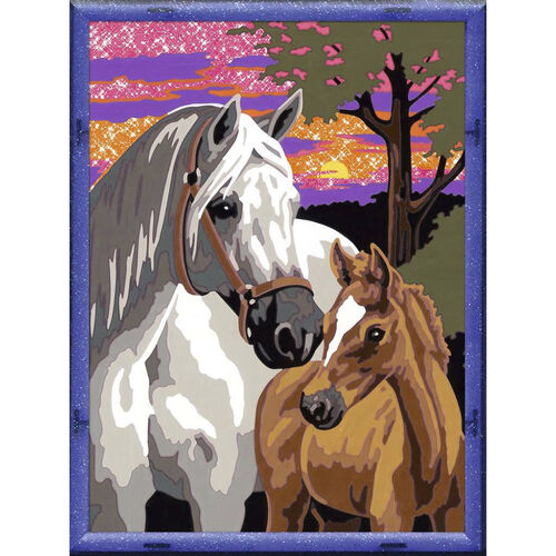 RAVENSBURGER CREART - KIT PINTURA CABALLOS AL ATARDECER