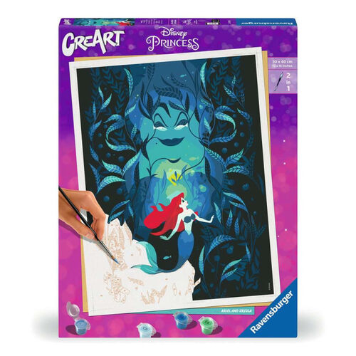 RAVENSBURGER CREART KIT PINTURA PRINCESAS DISNEY - LA SIRENITA