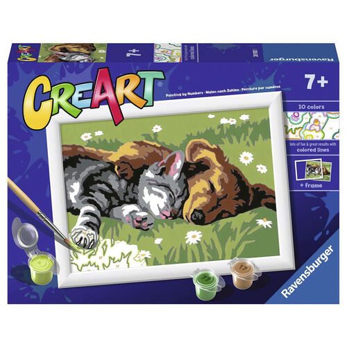 RAVENSBURGER CREART - KIT PINTURA GATO Y PERRO