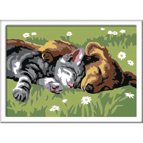 RAVENSBURGER CREART - KIT PINTURA GATO Y PERRO