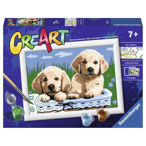 RAVENSBURGER CREART - KIT PINTURA PERROS (GOLDEN RETRIEVER)