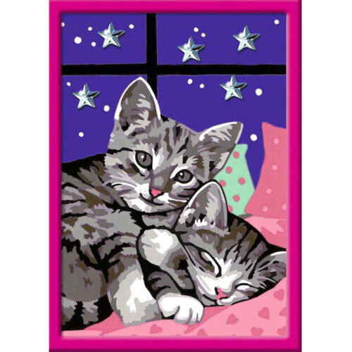 RAVENSBURGER CREART - KIT PINTURA DULCES GATITOS