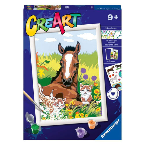 RAVENSBURGER CREART - KIT PINTURA POTRO CON GATITOS