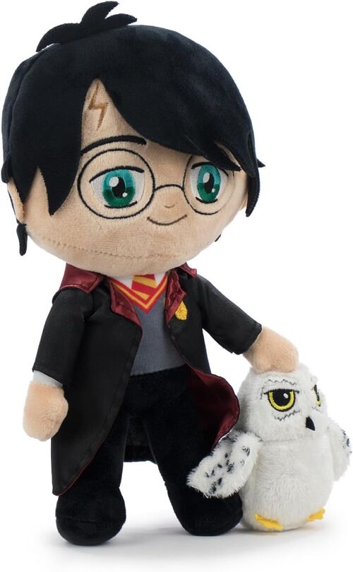 PELUCHE HARRY POTTER CON HEDWIG 30 cm