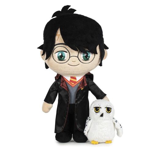 PELUCHE HARRY POTTER CON HEDWIG 30 cm