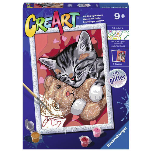 RAVENSBURGER CREART - KIT PINTURA GATITO Y SU OSITO