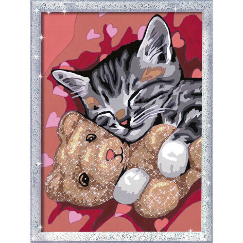 RAVENSBURGER CREART - KIT PINTURA GATITO Y SU OSITO