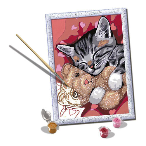 RAVENSBURGER CREART - KIT PINTURA GATITO Y SU OSITO