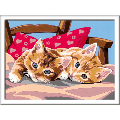 RAVENSBURGER CREART - KIT PINTURA GATITOS EN LA ALMOHADA