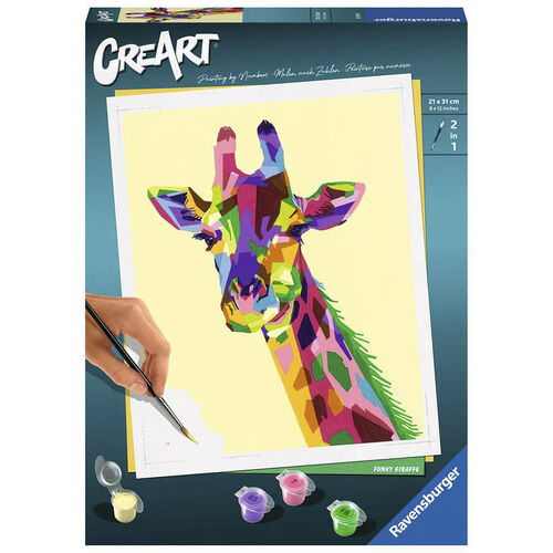 RAVENSBURGER CREART - KIT PINTURA JIRAFA FUNKY