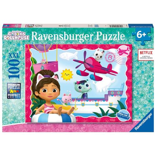 RAVENSBURGER PUZLE DE LA CASA DE MUECAS DE GABBY 100 PIEZAS XXL