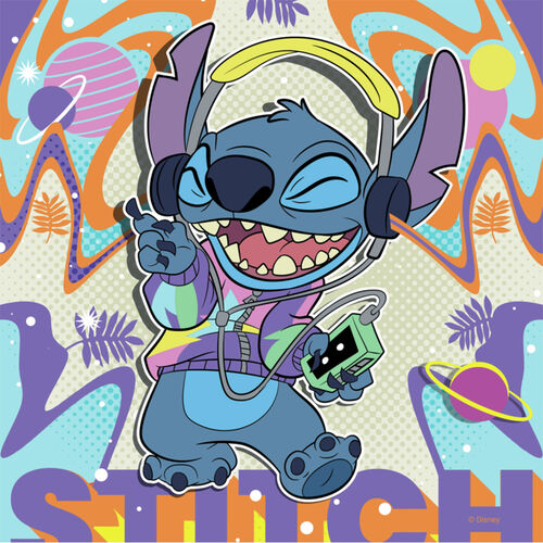 RAVENSBURGER - PUZLE DISNEY STITCH 3X49 PIEZAS