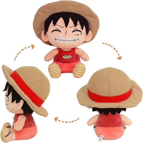 PELUCHE ONE PIECE - MONKEY D. LUFFY 25 CM