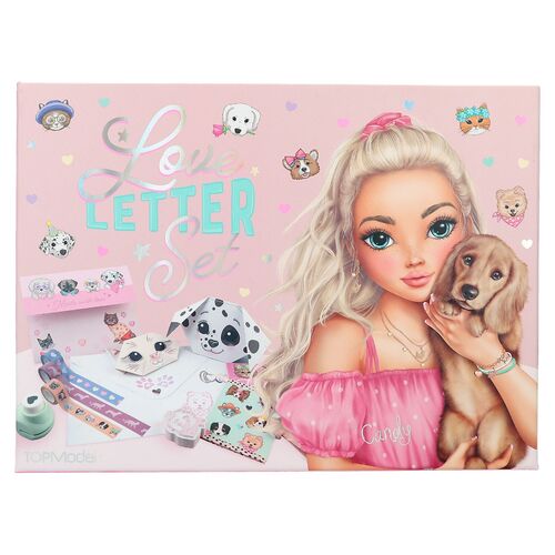 TOP MODEL SET DE CARTAS LOVE KITTY AND DOGGY