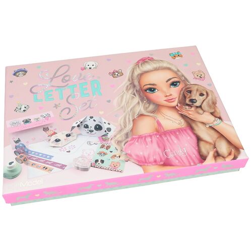 TOP MODEL SET DE CARTAS LOVE KITTY AND DOGGY