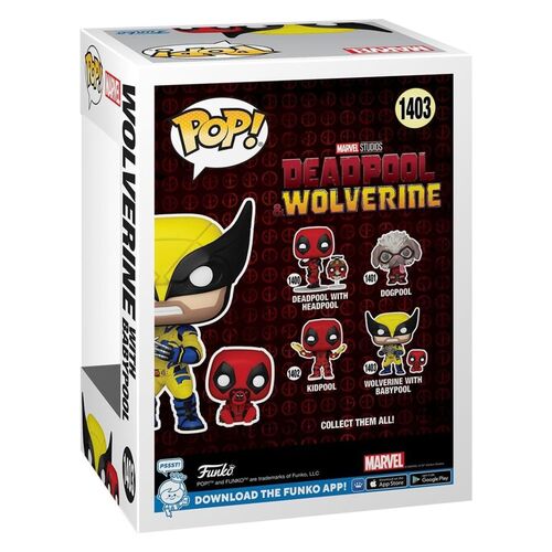 FUNKO POP! MARVEL: DEADPOOL Y LOBEZNO - LOBEZNO CON BABYPOOL