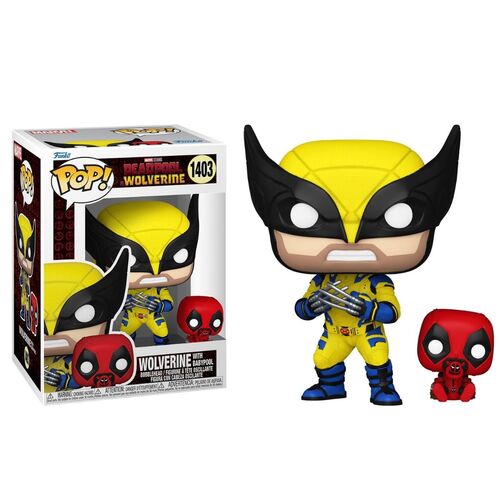 FUNKO POP! MARVEL: DEADPOOL Y LOBEZNO - LOBEZNO CON BABYPOOL