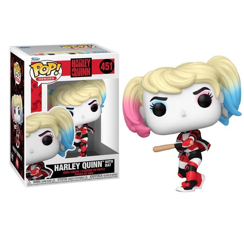 FUNKO POP! DC: HARLEY QUINN  HARLEY QUINN CON BATE