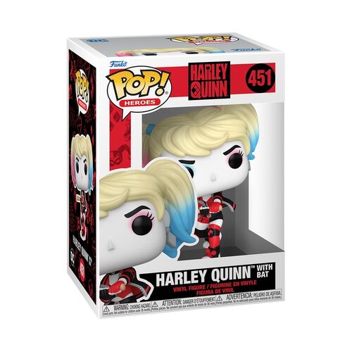 FUNKO POP! DC: HARLEY QUINN  HARLEY QUINN CON BATE