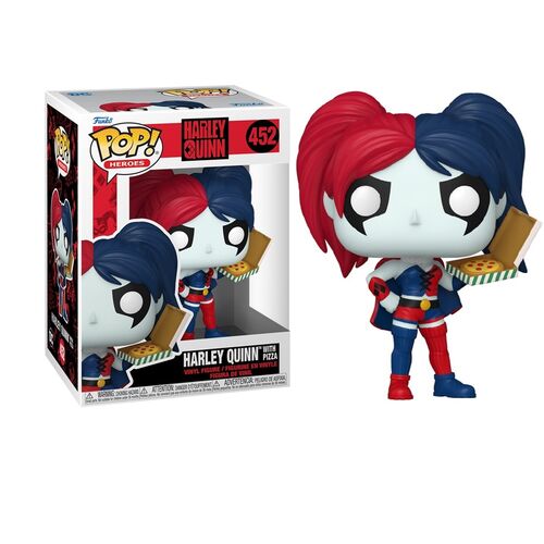 FUNKO POP! DC: HARLEY QUINN  HARLEY QUINN CON PIZZA