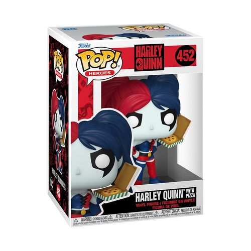 FUNKO POP! DC: HARLEY QUINN  HARLEY QUINN CON PIZZA