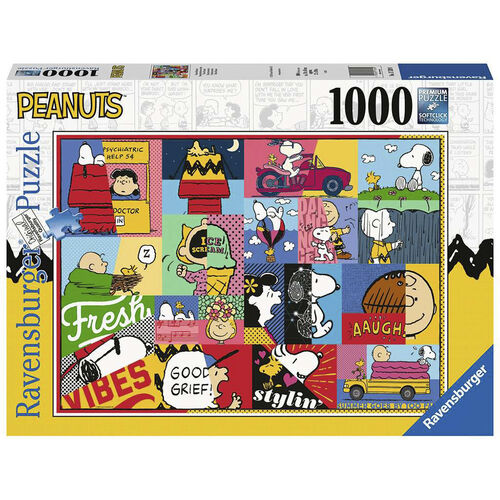 RAVENSBURGER PUZLE VIDA DE SNOOPY 1000 PIEZAS