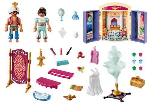 PLAYMOBIL - PRNCIPES DE ORIENTE CON GENIO Y COFRE