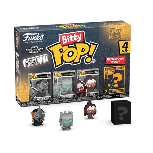 FUNKO BITTY POP! EL SEOR DE LOS ANILLOS - REY BRUJO, REY DE LOS MUERTOS, LURTZ Y ?