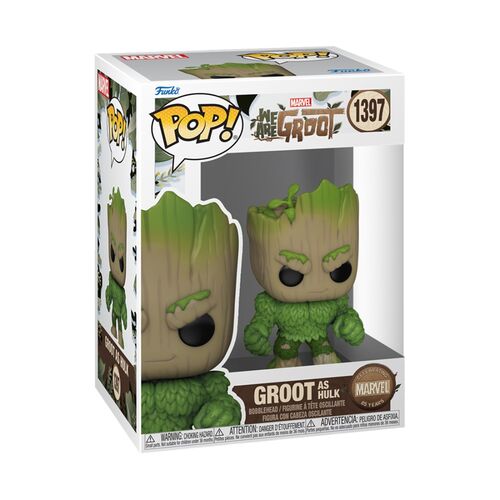 FUNKO POP! WE ARE GROOT  GROOT DISFRAZADO DE HULK