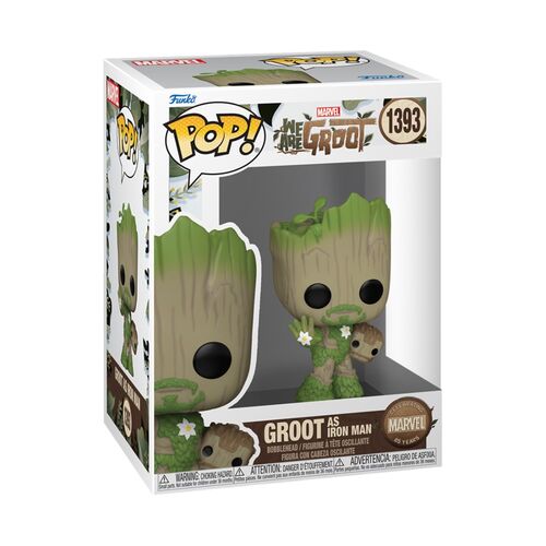 FUNKO POP! WE ARE GROOT  GROOT DISFRAZADO DE IRON MAN